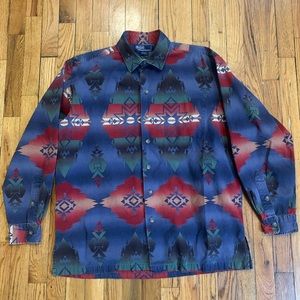 NWOT Ralph Lauren polo Aztec button up shirt never worn